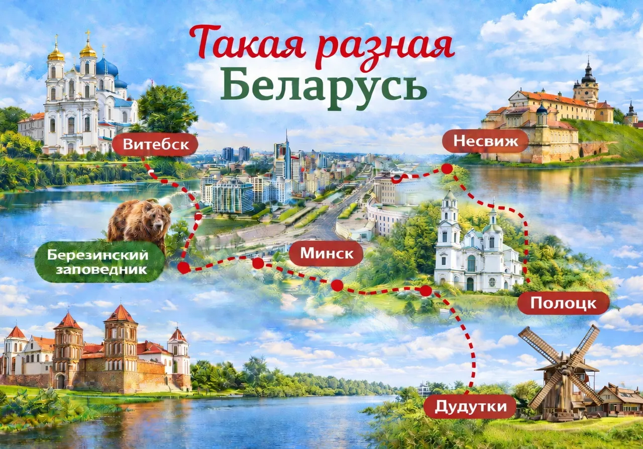 Такая разная Беларусь, 5 дней, из СПб