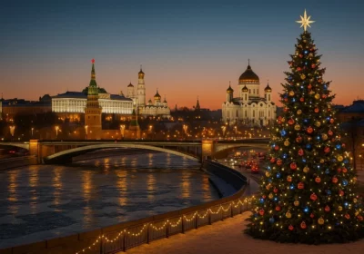 Москва Рождественская, 5 дней, + жд