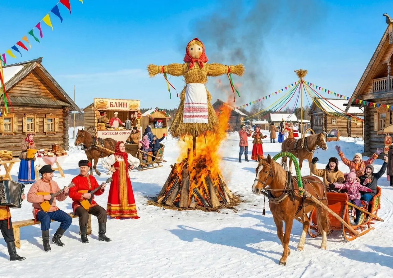 Масленица в Мандрогах, 2 дня