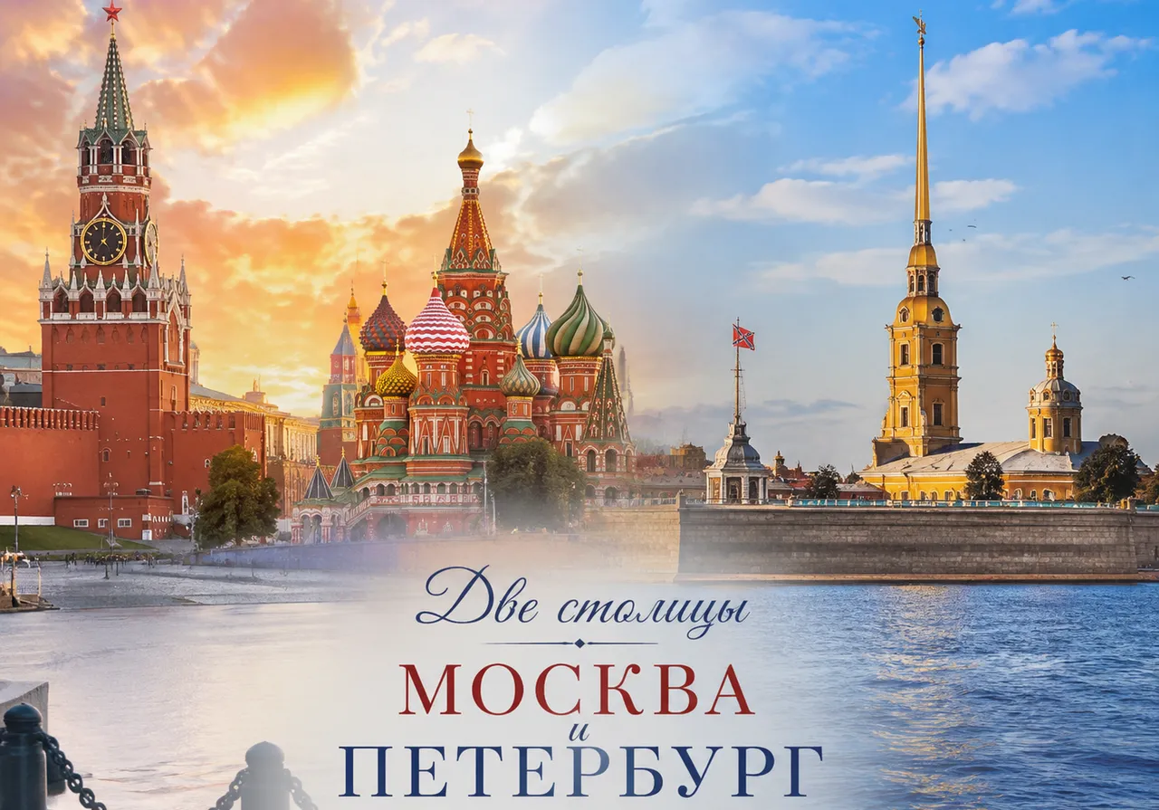 Две Столицы: Москва и Петербург, 8 дней