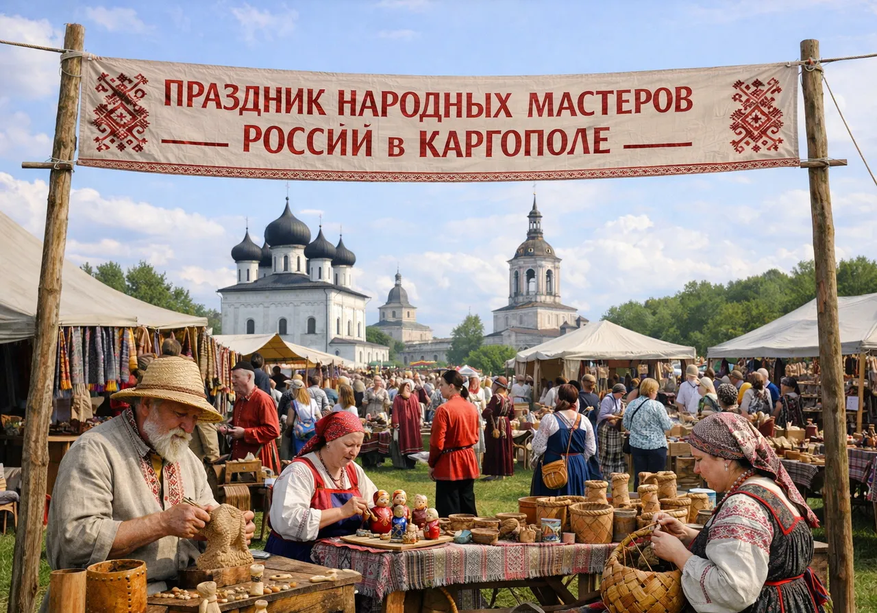 Праздник народных мастеров России в Каргополе, 3 дня, + жд